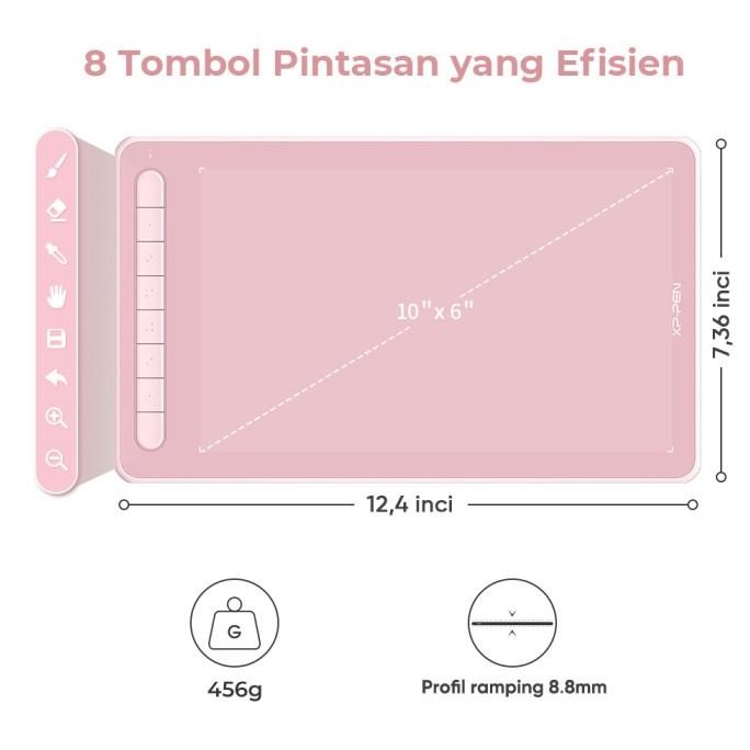 Murah XPPen Deco LW Drawing Tablet (Wired & Wireless,Support bluetooth) Non COD