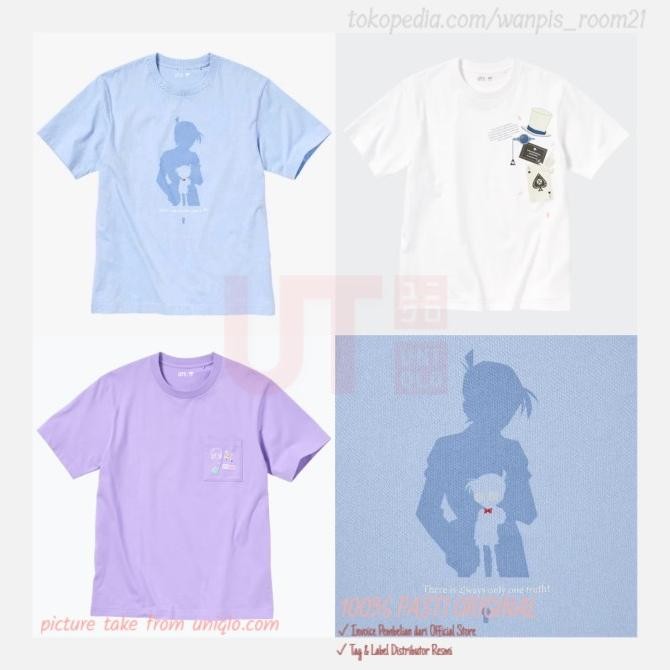 Kaos T-Shirt UT One Piece Naruto AoT Lengan Pendek - Original UNIQLO