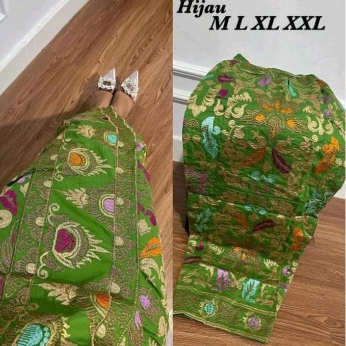 KAMEN KATUN ROK BORDIR SONGKET BALI LASEM