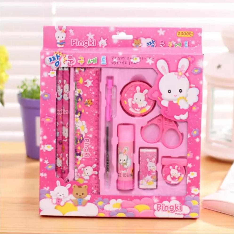 

dg-4 uk-12 TOKOJUJUR Set Alat Tulis Anak Stationery 9 in 1 6 in 1 Pena Pensil Penghapus Rautan Pulpen Peralatan Sekolah Anak 10in1 9in1 8in1Paket Oleh Oleh 10 in 1 8 in 1 6in1 Terlaris Sale