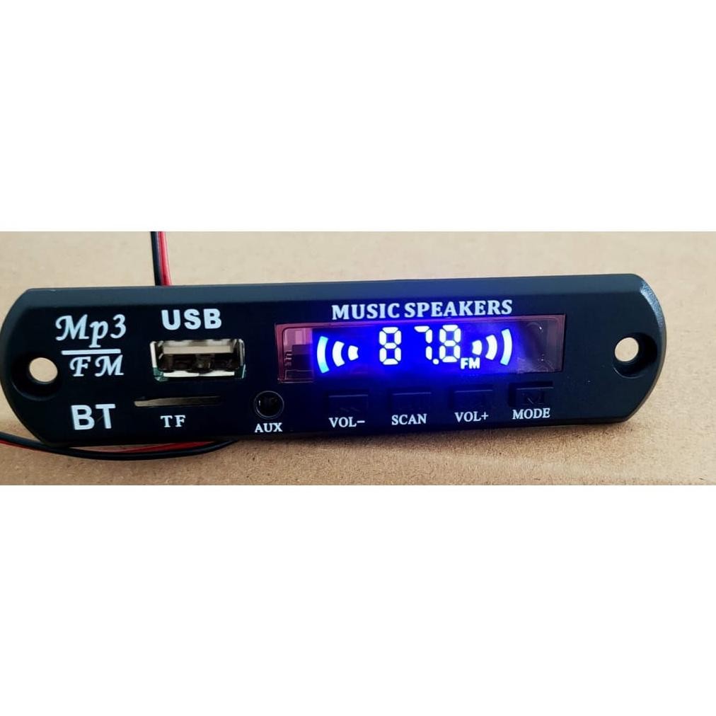 MP3 KIT MODUL BLUETOOTH 5.0 USB AUX FM RIDIO 12V ORIGINAL VTF-108BT VIRE BISA BUAT KAROKEAN TERBARU