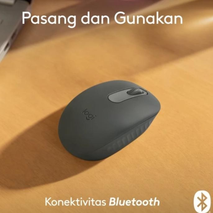 Murah Logitech M196 Bluetooth Mouse Wireless Tanpa Kabel untuk Komputer PC Laptop Tablet, Desain Sim
