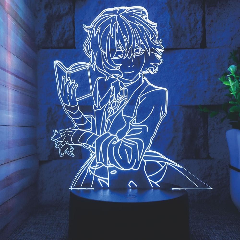 Lampu Hias Lampu Tidur Akrilik Led Dazai Bungou Stray Dogs / Standing Lamp Acrylic Led