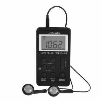 RADIO PLAYER PORTABLE AM/FM COCOK UNTUK MENDENGARKAN SIARAN FM DAN RAPAT BESAR BATERAI 500MAH