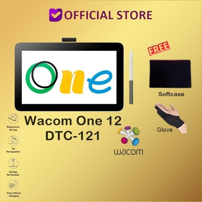 Murah Wacom One Display Cintiq Ceres 13" Pen Display Full HD DTC 133 DTC133 Non COD