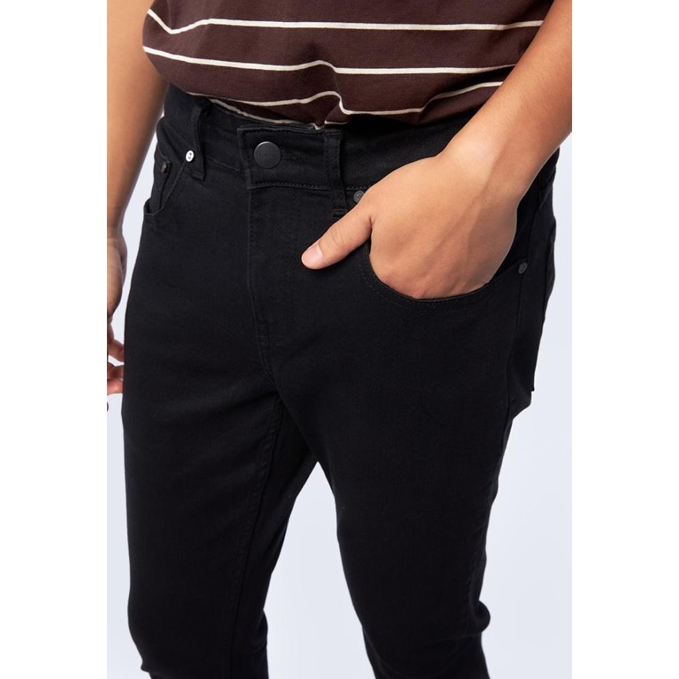 Grosir Tirajeans Skinny Denim 7-Mldnkey124D025 Black