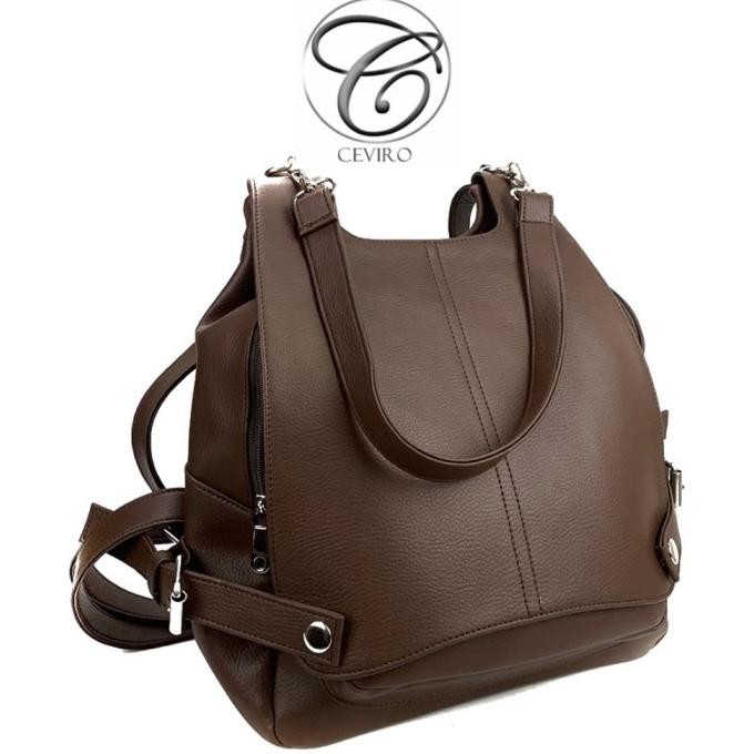 Murah Ceviro Nakaki Backpack Brown