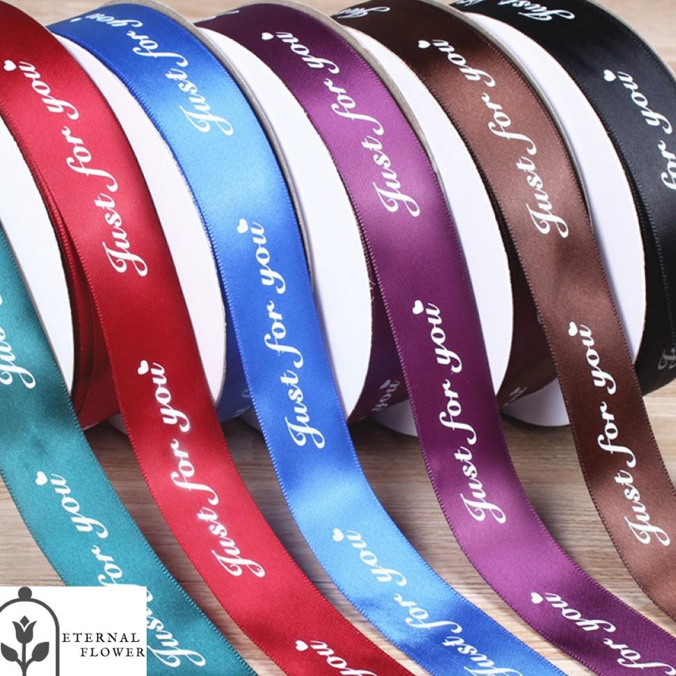 

1Roll Pita Ribbon Atin 2.5 Cm Motif Jut For You Orea