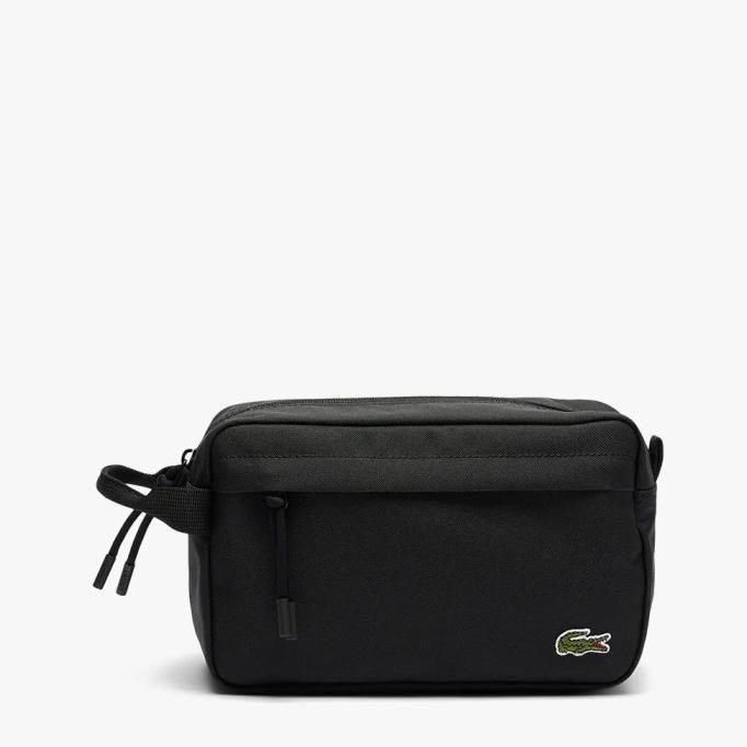 Lacoste Neocroc Toiletry Bag / Travel Pouch - Black 000