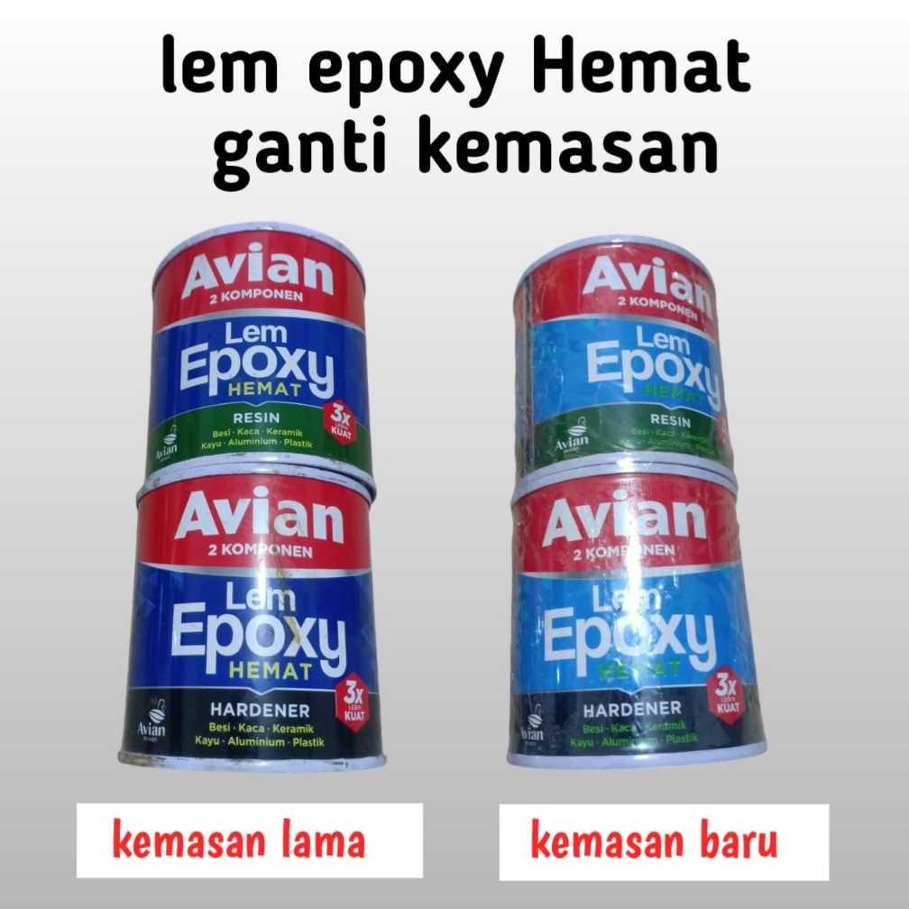 Avian LEM EPOXY Hemat Serbaguna 2 Komponen Resin Hardener ,lem avian epoxy hemat,lem epoxy 2komponen