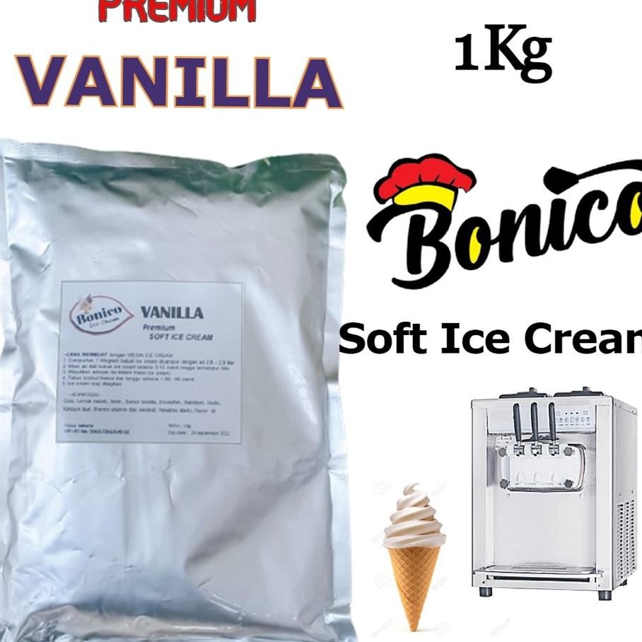 

Bonico Vanilla Oft Ice Cream Powder 1G Reto Pre Tepung Erbu Bubu E Rim N Mein Ice Cream Maer Lembut Vanila Cone Frizco Ditributor Groir Produen Franchie
