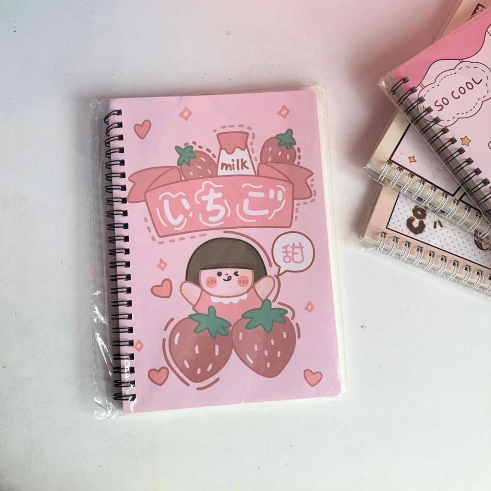 

Ow42 Buku Tulis Binder Dengan Sampul Bergambar Note Book Stationery Alat Tulis Sekolah