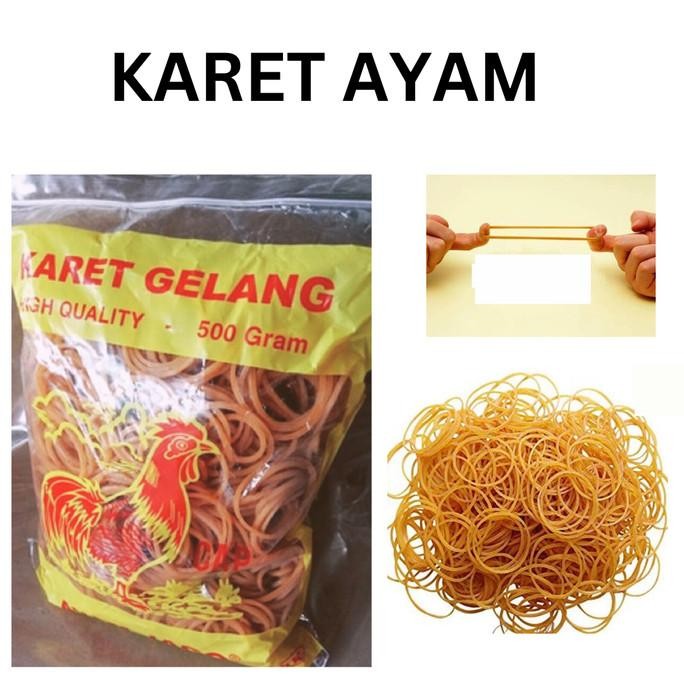 

KARET | KARET GELANG - KARET AYAM JAGO - KARET MURAH 500 gram by Radhiant official