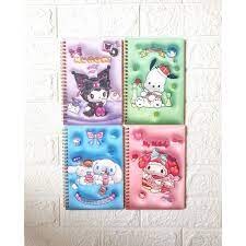 

Weibo - Notebook Spiral A5 Karakter Sanrio / Kuromi Lucu