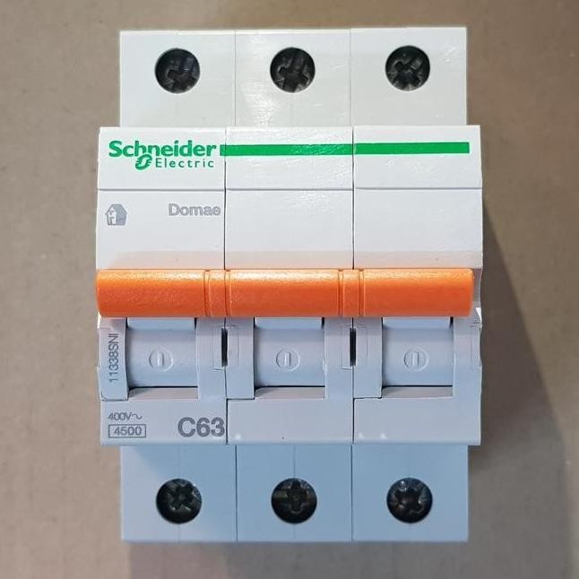 Terjangkau Mcb Domae 3 Phase 63 Ampere / Mcb 3Phase 63Ampere Schneider