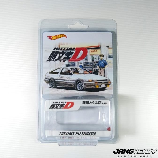 TERSEDIA Hotwheels Toyota AE86 Initial D ( Card Custom only )