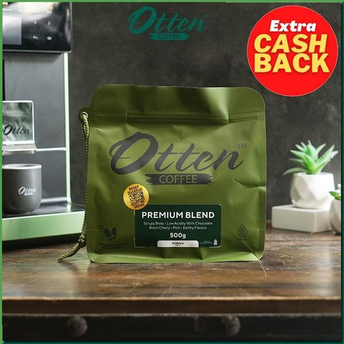 

Premium Arabica - Kopi House Blend 500Gr - Commercial Blend - Biji / Bubuk Kopi Otten Coffee Original Dan Terlaris