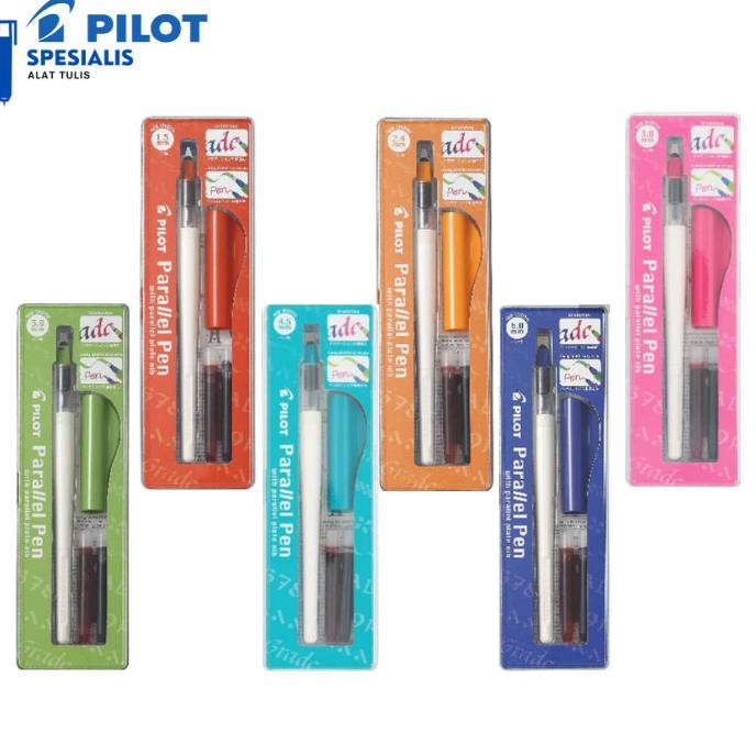 

PILOT PARALLEL CALLIGRAPHY PEN Pena Kaligrafi / FP3-15/24/38/60-SS by Radhiant official