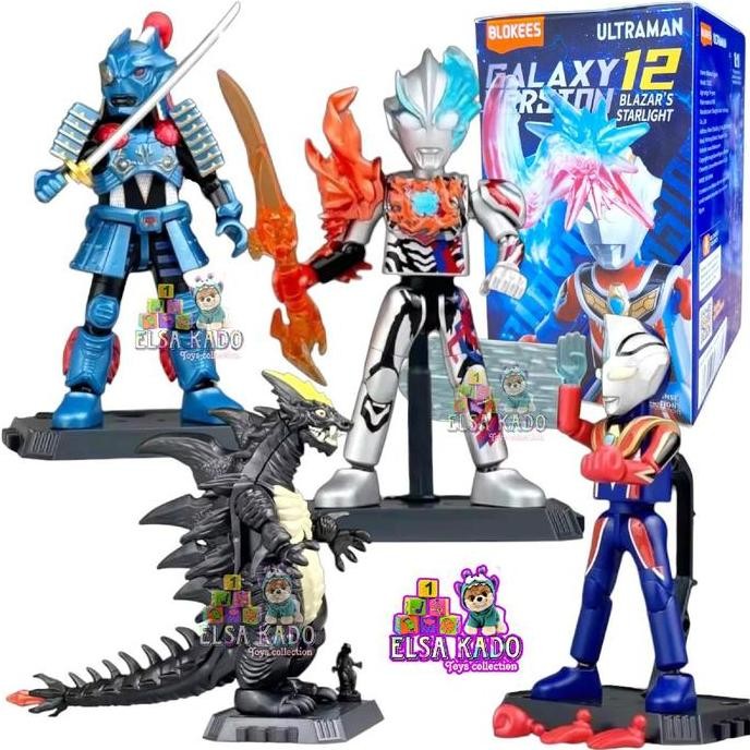 Sale Blokees Ultraman Galaxy Version Volume 12 Action Figure Ultra Man Starlight Gv Vol 12 Blazar Fi