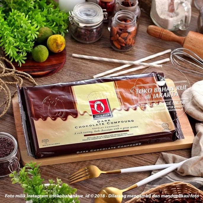 

TERSEDIA Tulip Cokelat Dark Chocolate Compound 1kg Coklat Batang Murah Enak