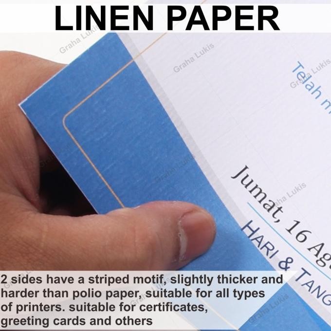 

Kertas Linen / Linen Paper Hitam / Putih - Satuan Terlaris