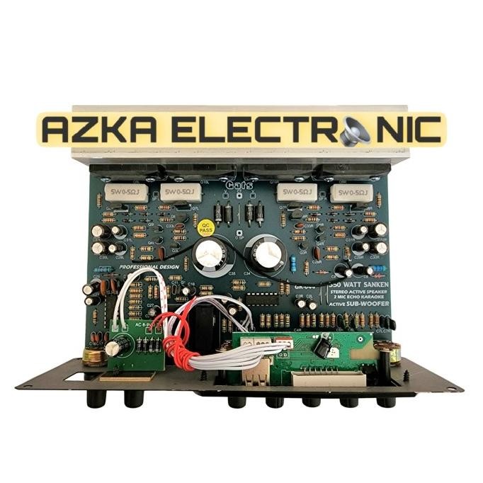 Kit Power Amplifier Speaker Aktif Stereo Plus Mp3 Bluetooth 350W Original