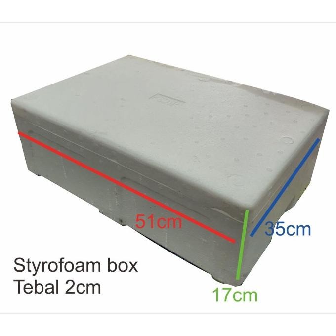 

Styrofoam Box / Gabus Box 51X35X17Cm Terlaris