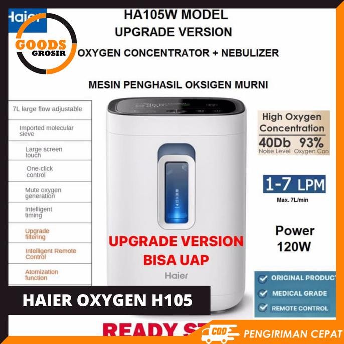 HAIER H105 OXYGEN CONCENTRATOR - OKSIGEN KONSENTRATOR HAIER ORIGINAL DAN TERPERCAYA