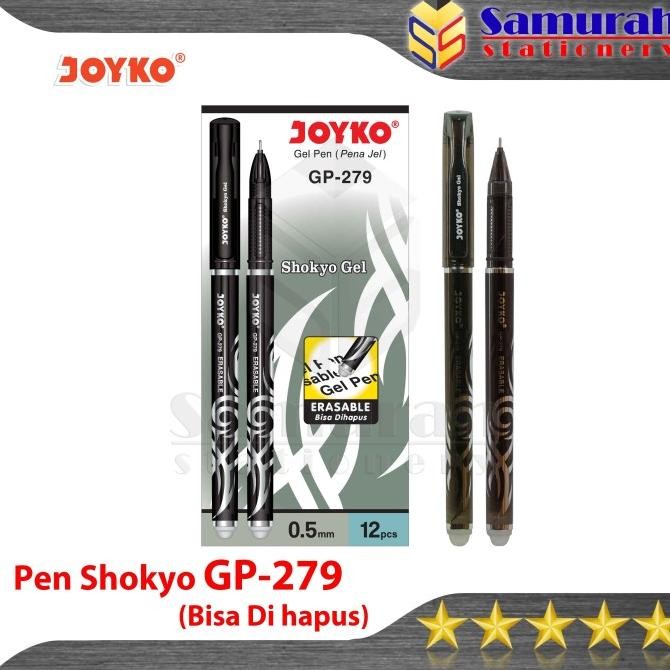 

Erasable Gel Pen Joyko Shokyo GP 279 / Pulpen GelPen GP-279 Bisa Hapus by Radhiant official