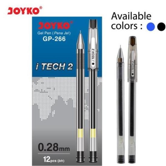 

PEN PULPEN Hi TECH JOYKO 0.28mm GP 266 / HITECH JOYKO [LUSIN -12 PCS] by Radhiant official