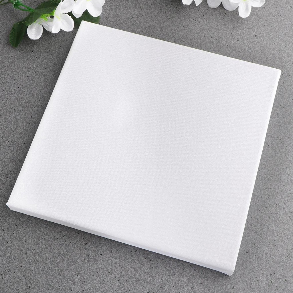 

20Pcs Oilpaintingcanvas Stretchedcottonsquare Woodartistpanel Diytempera Paintcreativepresent Canvasart Painting