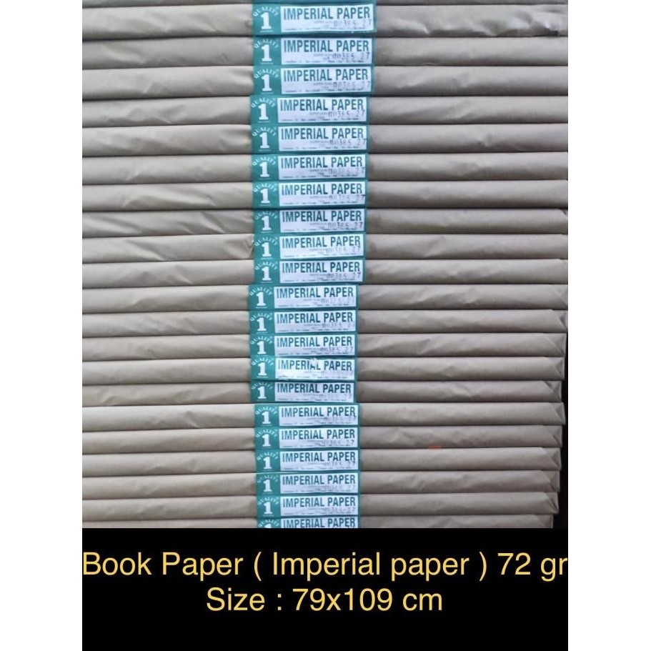 

Book Paper 72 Gr Size 79X109 Cm Terbaru