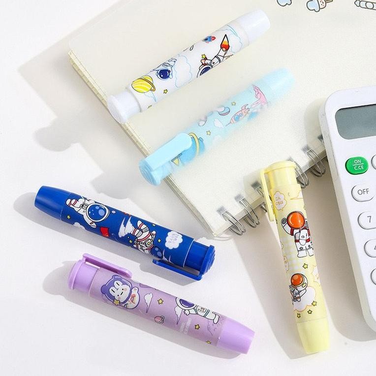 

fgs-3 er-6 Penghapus Pensil Mekanik Karakter Kartun Lucu Mechanic Eraser Pencil Serbaguna Murah Viral