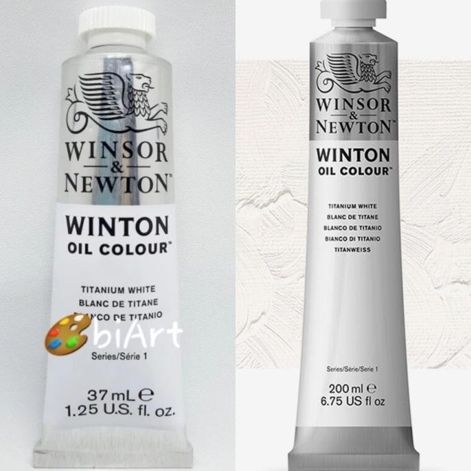 

Cat Minyak Winton Oil Colour 200 ml Titanium White Winsor & Newton by Radhiant official