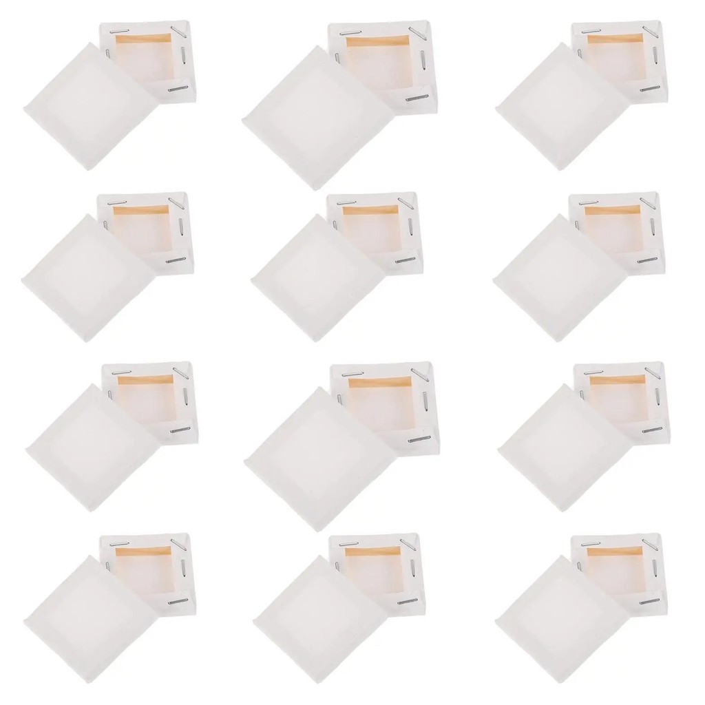 

24 Pcs Mini Canvas Frame Frames Oil Painting Diy Small With Boards Child Blank