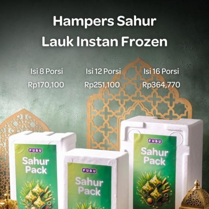 

FUBU Sahur Pack - Hampers Ramadan Lebaran Paket Makan dgn Kartu Ucapan