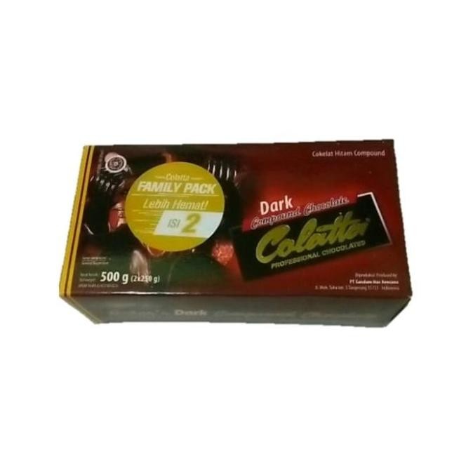 

TERSEDIA COLATTA DARK CHOCOLATE COMPOUND FAMILY PACK 500GR