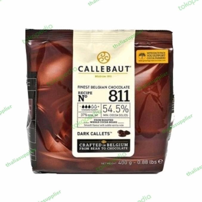 

TERSEDIA CALLEBAUT 811 BELGIAN DARK COKLAT 54,5% 400GR COKLAT COIN, OJOL