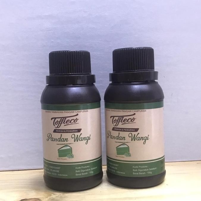 

TERSEDIA Toffieco Pandan Wangi 100gr Perisa & Pewarna Makanan Kue Cake