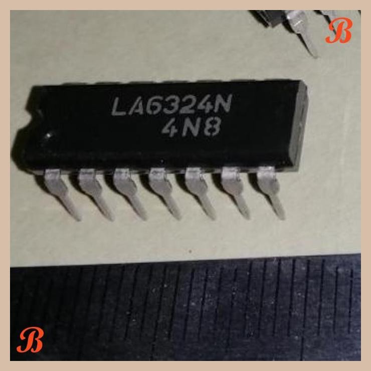 [SRE] LA6324N LA6324 LA 6324 N IC Dip-14 Quad Op Amplifier Audio Sanyo