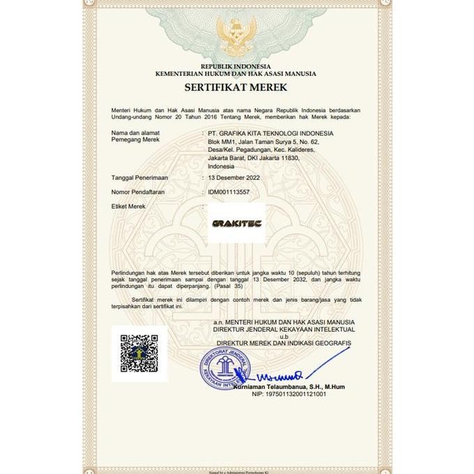 

Grakitec Kertas Foto Silki Texture A3 / A3+ Professional Silki, Glossy Photo Paper 265 , Silki Doff Halus, Canvas,Silki Doff Kasar / Luster Resin Coated Grakitec Terbaru