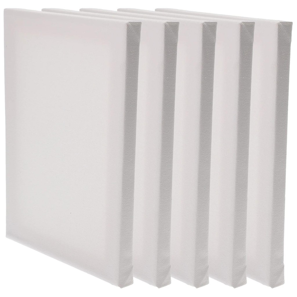 

5 Pcs Oil Painting Frame Canvas For Acrylics Board Coating Small Pouring Supplies Oils Blank