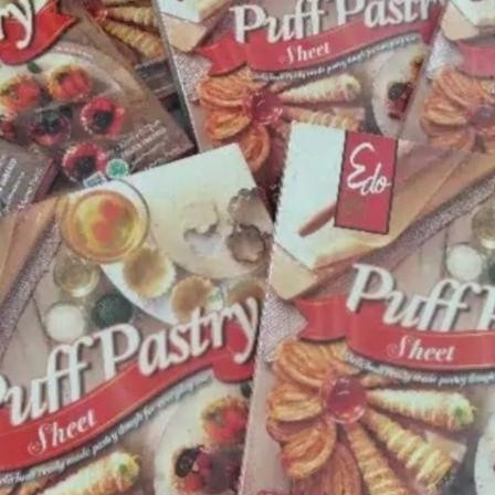 

TERSEDIA Edo Puff Pastry 750gram