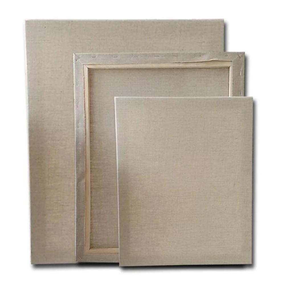 

15X20Cm Square Shaped Cotton Wood Oil Painting Canvas Custom Solid Wood Artist Stretched Canvas (White)