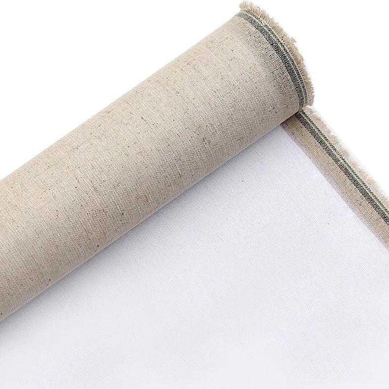 

Linen Blend Primed Blank Canvas High Quality Layer Oil Painting Canvas Acrylic Painting 1M One Roll ,28/48Cm Width