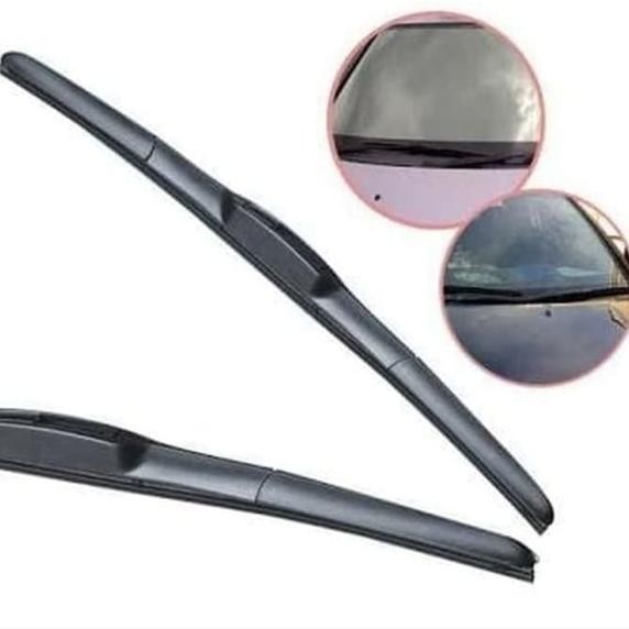 Wiper Kaca Depan Mobil Kijang Innova 2005 - 2014 Hybrid Carall Premium Karet Silicon Frameless Sepas