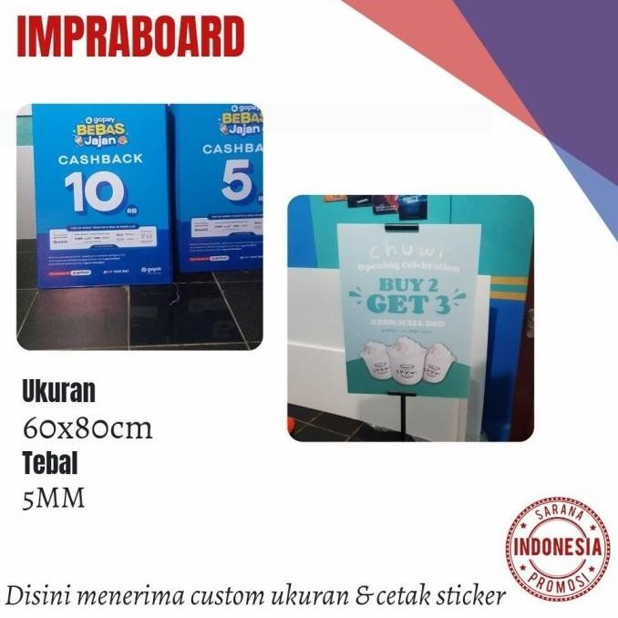 

Impraboard Ukuran 60X80 , 5Mm (Tebal) Terbaru