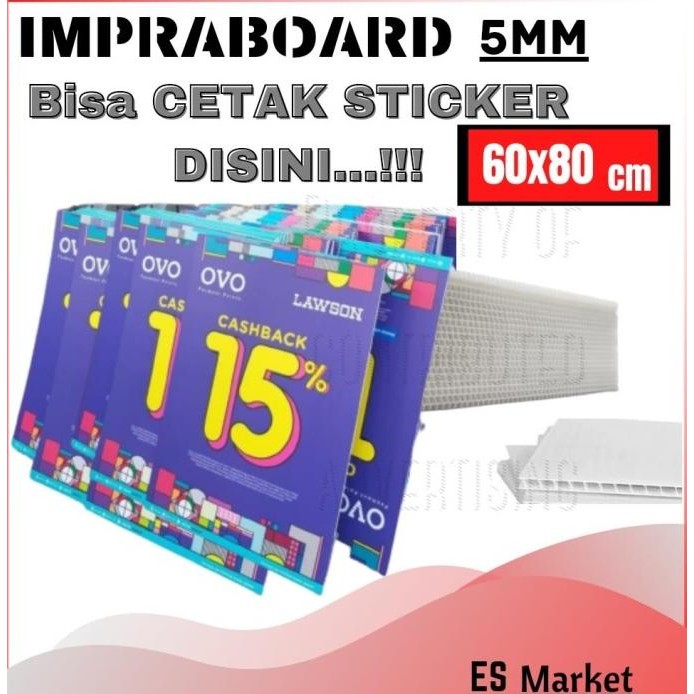 

Impraboard 60 X 80Cm Plus Cetak Stiker Best Seller