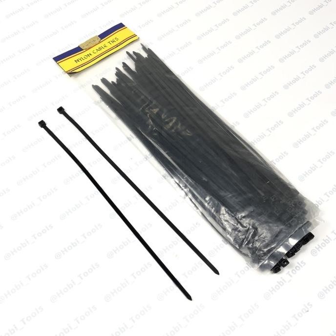

KABEL TIES HITAM 4.8 X 30CM - ZIP TIES 4.8 X 300 MM murah