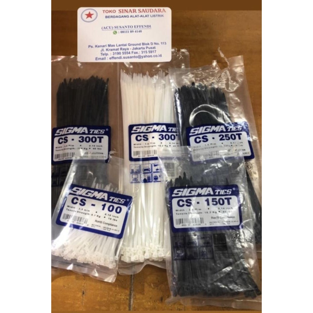 

KABEL TIES 30CM SIGMA CS-300T / SIGMA CS300T murah